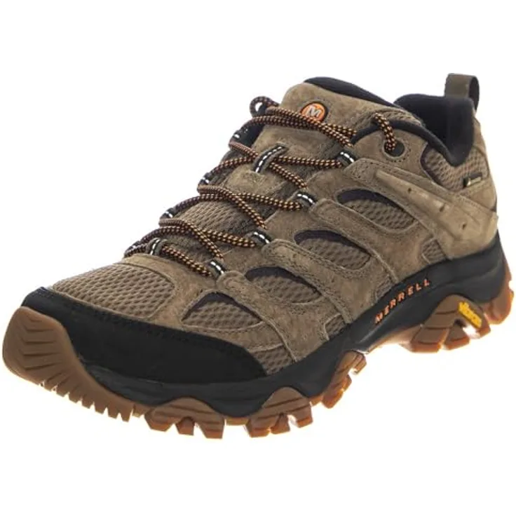Merrell Moab 3 GORE-TEX®, Wanderschuhe mit Vibram® Laufsohle, wasserdicht, olive/gum, Modell 2023