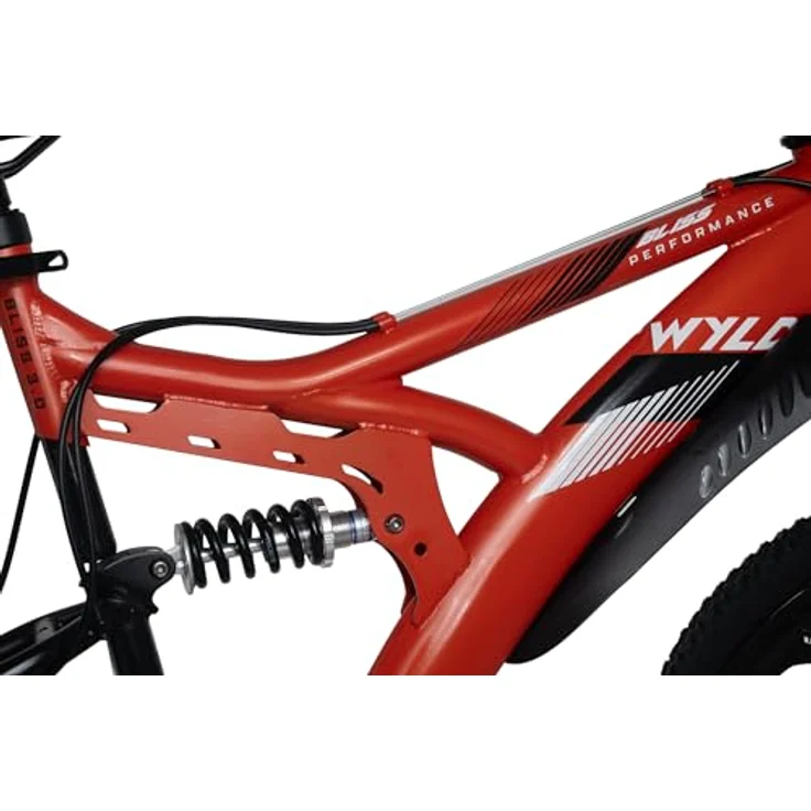 WYLD Fully Mountainbike 26'' Bliss, schwarz-gelb, 21 Gänge, RH 47 cm, Magnesium-Laufräder – Bild 7