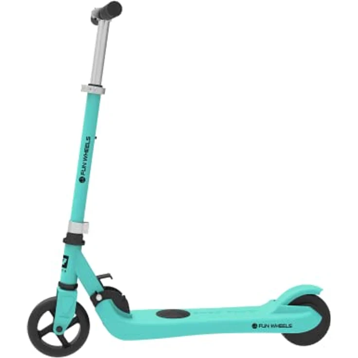 Rebel FUN WHEELS ZAB0031B, Elektrischer Scooter für Kinder, leicht und robust, blau, max. Tragfähigkeit 50 kg – Bild 2