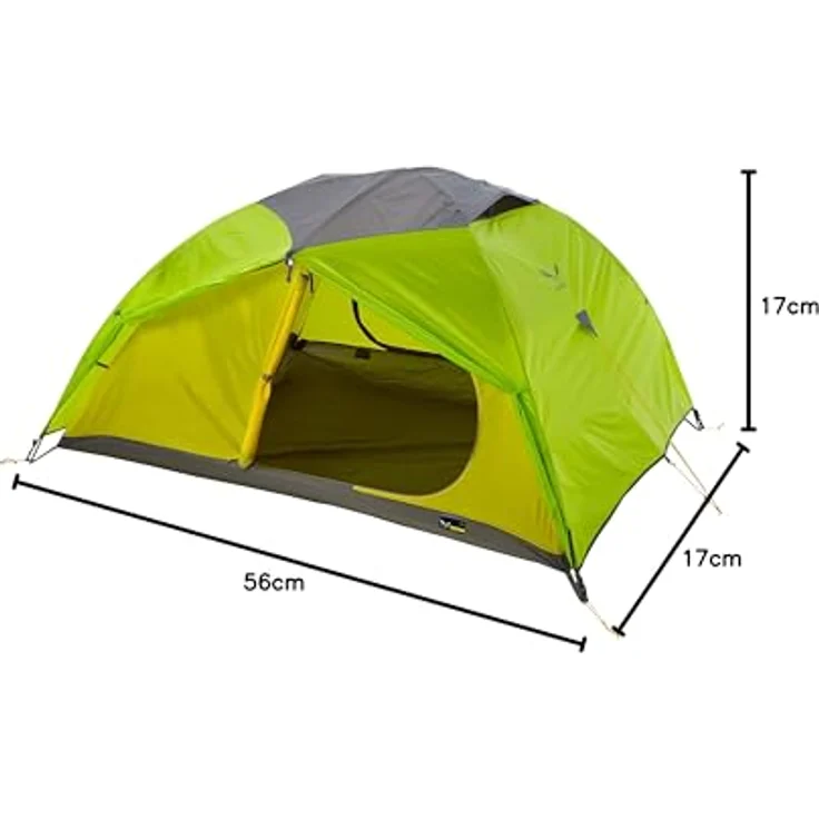 Salewa Latitude III-Zelt, Dreipersonen Kuppelzelt für alpines Trekking, grau, 2,9 kg – Bild 5