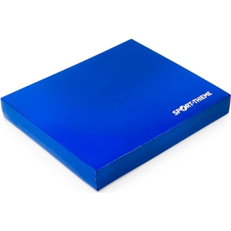 Sport-Thieme Balance Pad Vinyl, 50x40x6 cm, blau, robust, formbeständig, leicht zu reinigen, Spezialschaumstoff mit Vinyl-Ummantelung