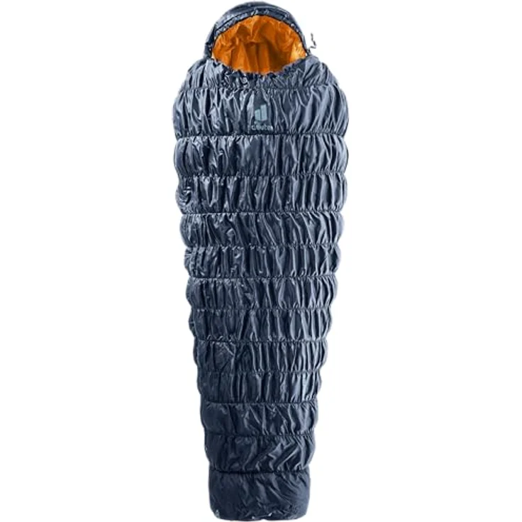 deuter Exosphere EL 0C/32F, Extra Long Kunstfaserschlafsack mit Thermo Stretch Comfort und Kompressionssack, für Körpergrößen bis 200 cm – Bild 1