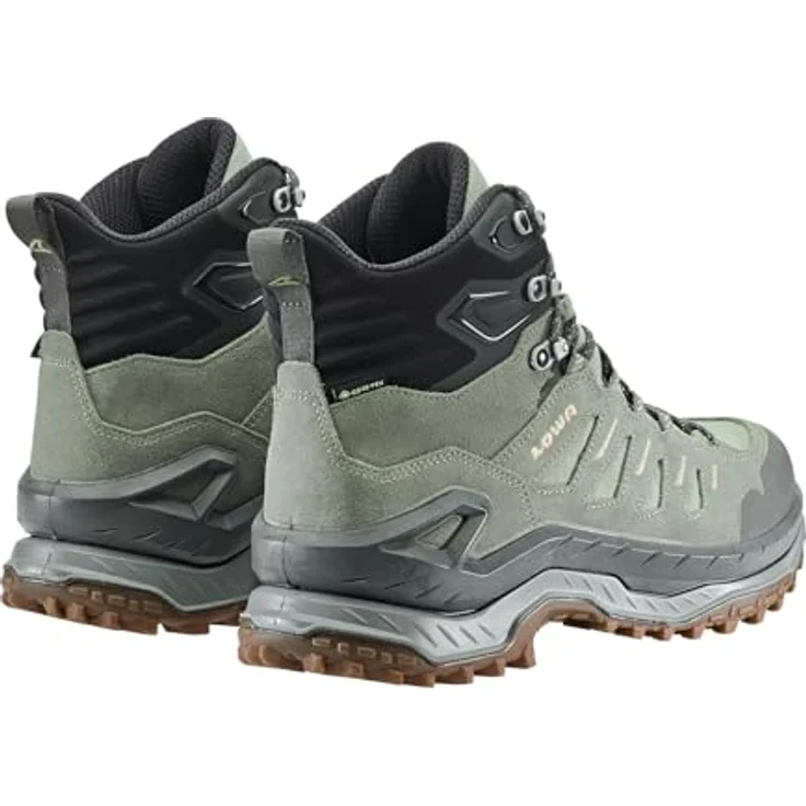 Lowa Innovo GTX Mid, multifunktionaler Wanderschuh mit GORE-TEX Membran, Seegras/Dune, Größe 42 – Bild 5