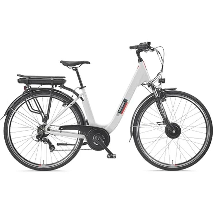 TELEFUNKEN E-Bike Damen RC826, 28 Zoll Pedelec mit 250W Frontmotor, 7-Gang Shimano Kettenschaltung, V-Bremsen und LCD-Display, bis zu 100 km Reichweite – Bild 2