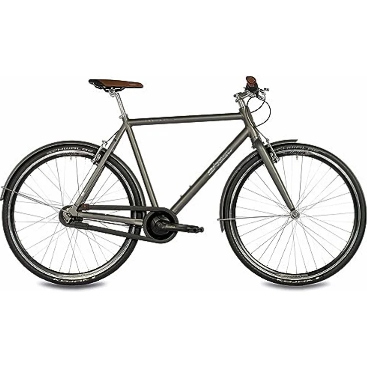 Airtracks Herren Urban Bike 28 Zoll UR.2825 City Fahrrad Shimano Nexus 7 Gang Citybike Grau Matt - 53cm – Bild 2