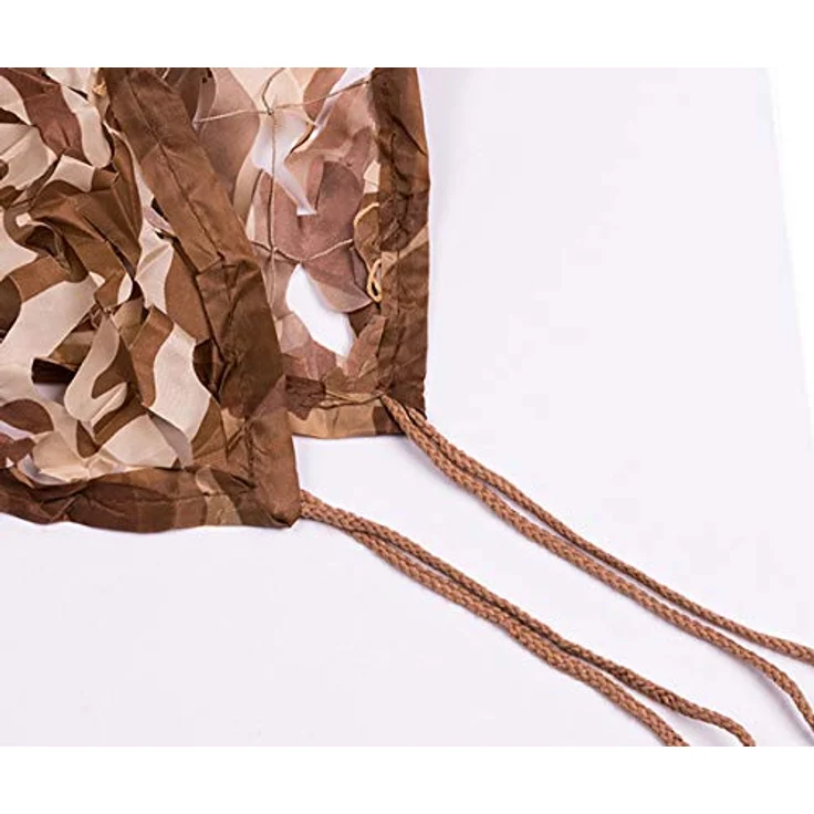 Velity Tarnnetz, Army Tarnnetz Camouflage für Garten und Camping, Desert 2 x 3 m, leicht und vielseitig einsetzbar – Bild 3