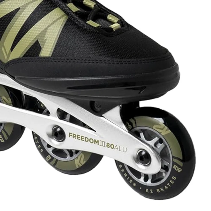 K2 Inlineskates K2 Freedom III 80 ALU Herren Inline Skates Inliner 30H0601, Original K2 Softboot, 80mm Rollen, ABEC 5 Lager, blau – Bild 5