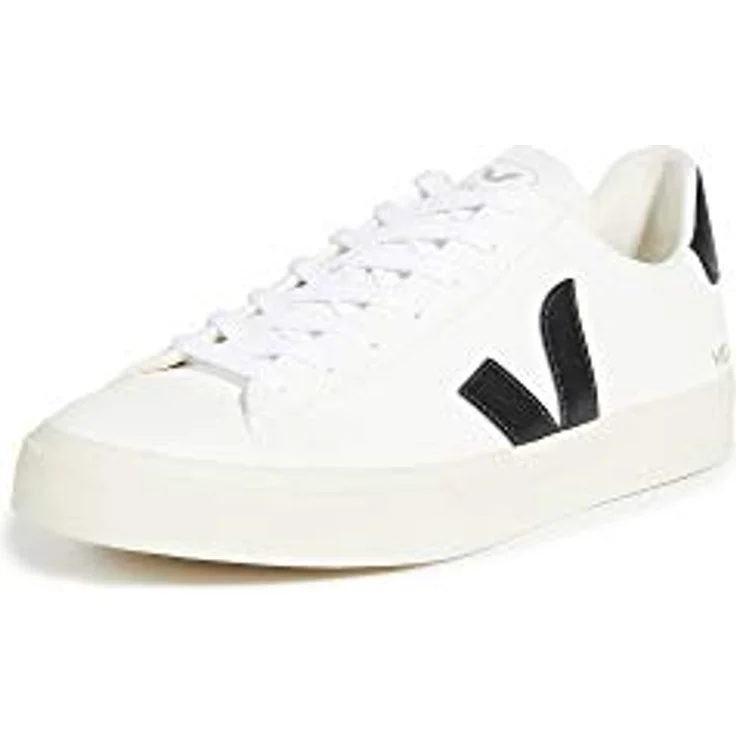Veja Campo Extra White_Kaki, Laufschuhe aus chromfreiem Rindsleder, Kaki/Weiß, Größe 46 – Bild 1