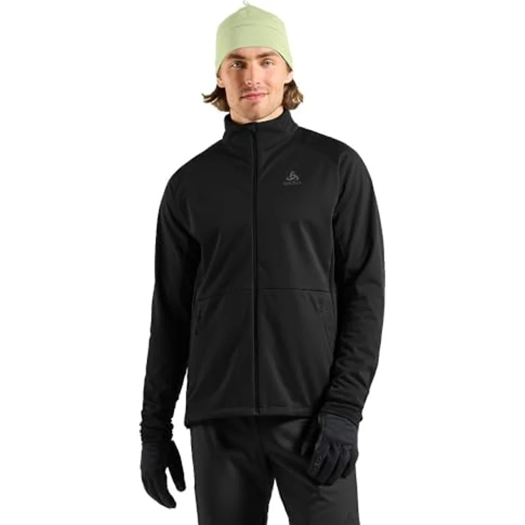 ODLO Herren Langlaufjacke Essentials Warm, dreilagiges Softshell-Material für optimale Wärme, überarbeitetes Brensholmen-Modell – Bild 1