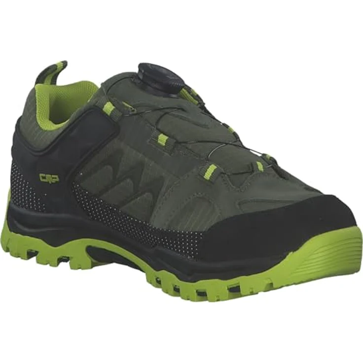CMP Kids Kiruna Fitgo Trekking Shoes WP, wasserdichte Outdoorschuhe mit EVA-Sohle, Kaki-Acido, Größe 41 – Bild 6
