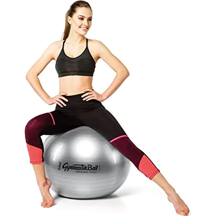 Original Pezzi Pezziball Standard 53 cm m. Ballschale Kombi Gymnastikball Anthra – Bild 4
