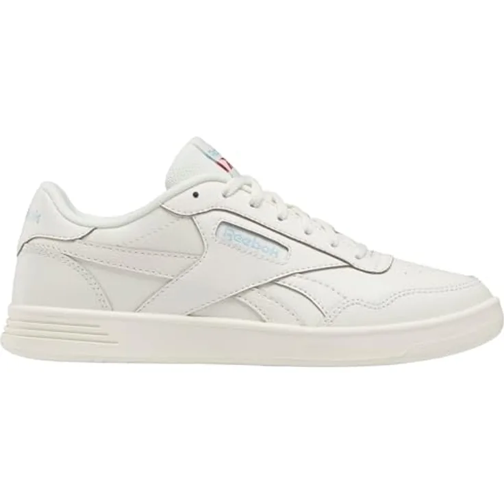 Reebok Court Advance, Sportschuhe für Damen, Weiß, EU 37 1/2, langlebiges Leder-Synthetik-Obermaterial, rutschfeste Gummi-Sohle