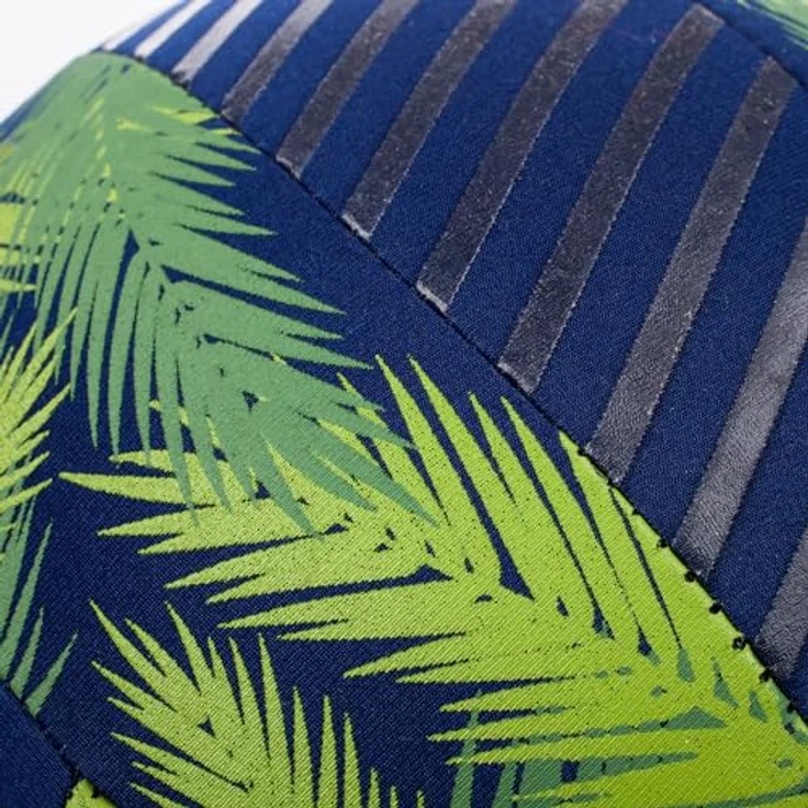 Sport-Thieme Neopren Soft-Beachvolleyball Neogrip, Griffig, Weich, Wasserresistent, Indoor/Outdoor, Ø 22 cm, 220 g, Grün-Blau/Gelb-Orange – Bild 4