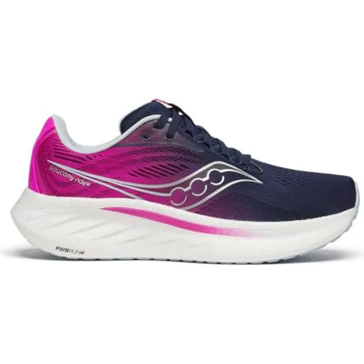 Saucony Ride 18 S11000160, Neutralschuh für Damen mit perfekter Dämpfung und Traktion, atmungsaktives Design
