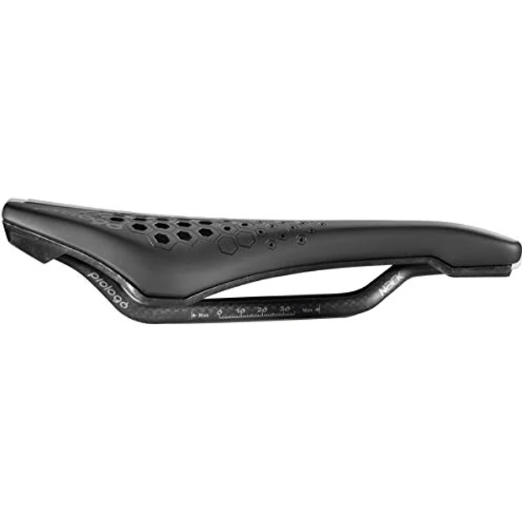 Prologo Dimension TRI 143 Nack Sattel, Unisex Fahrradsattel mit erweiterter Sitzfläche für Triathleten, schwarz, 1size – Bild 2