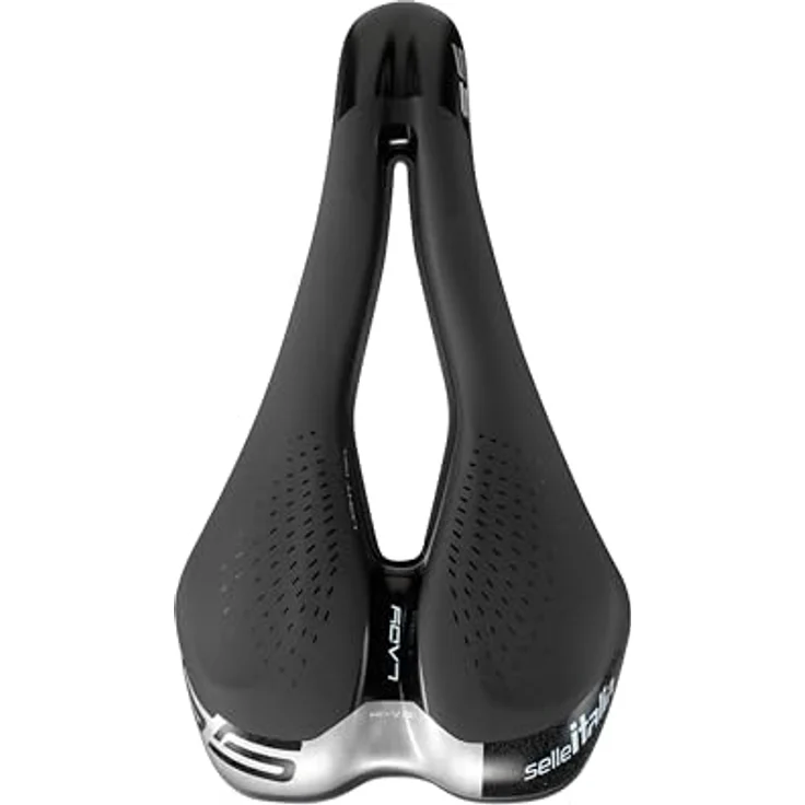 Selle Italia S5 Lady Superflow, Fahrradsattel mit Gelpolster und SuperFlow-Technologie, Schwarz – Bild 3