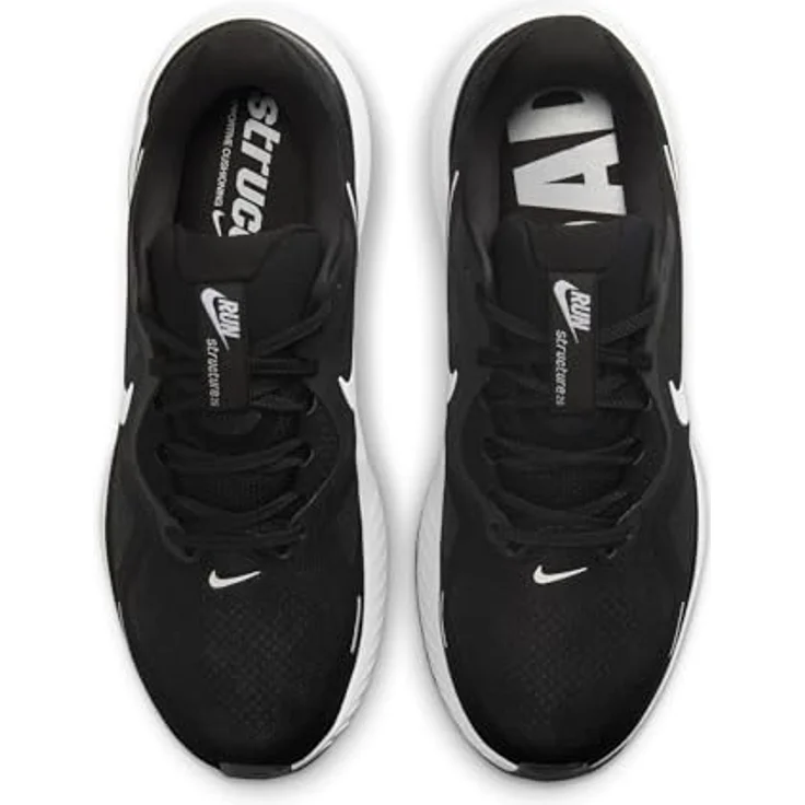 Nike Structure 26, Herren Laufschuhe in Schwarz, Größe 44.5 – Bild 3