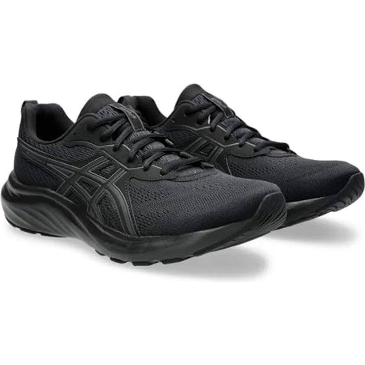 Asics Gel Contend 9, Laufschuhe mit GEL™-Technologie für optimale Dämpfung, Schwarz – Bild 4