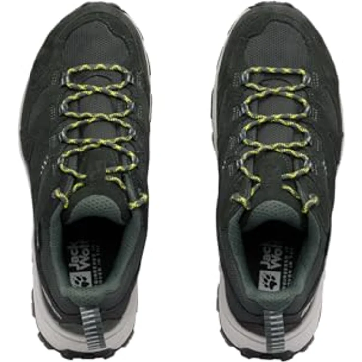 Jack Wolfskin VOJO TOUR TEXAPORE LOW M, Wanderschuh mit wasserdichter TEXAPORE CORE Membran, griffiger Gummi-Außensohle und langlebigem Leder-Textil-Obermaterial – Bild 6