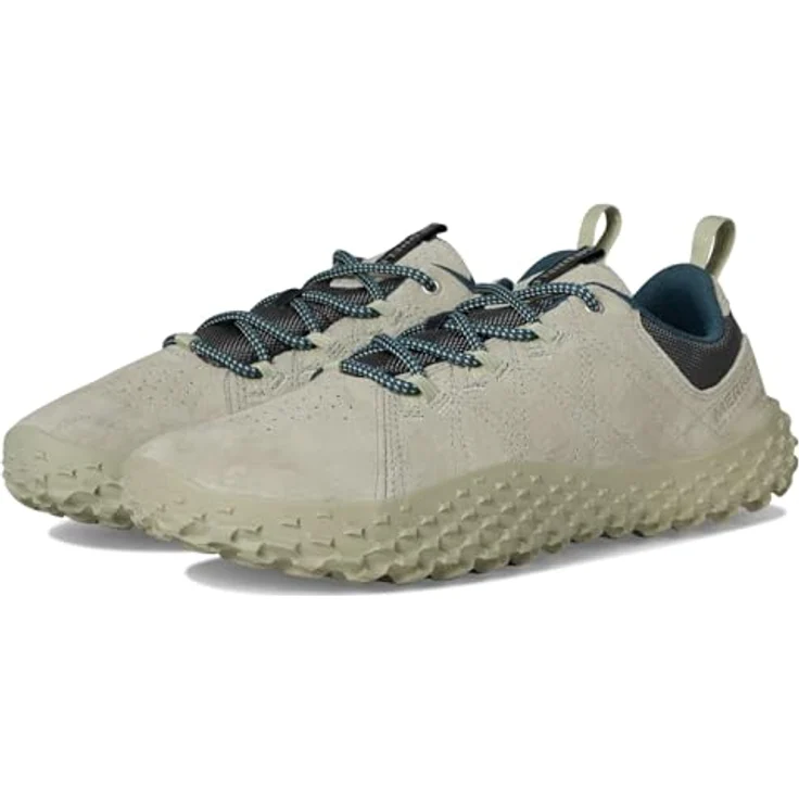Merrell Barefoot Wrapt, Herren Wanderschuhe in Beige, mit aggressive Gummisohle und atmungsaktivem Meshfutter, Größe 42 – Bild 1