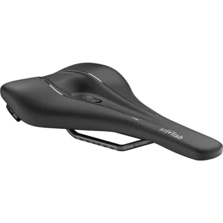 SQlab Sattel 612 ERGOWAVE 2.1, ergonomischer Rennradsattel für optimale Beckenpositionierung, schwarz, 12 cm – Bild 1
