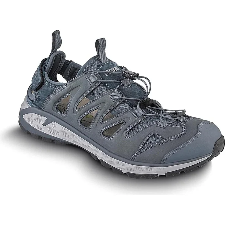 Meindl Brindisi Comfort Fit® Herren Trekking-Sandale, graphit/flieder, Größe 44, atmungsaktiv und stoßdämpfend – Bild 1