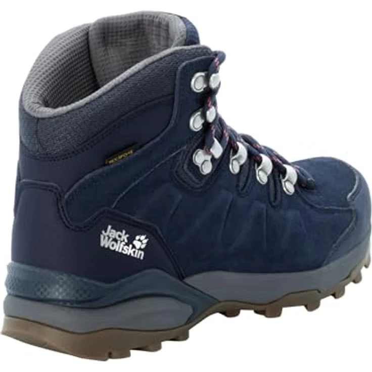 Jack Wolfskin REFUGIO TEXAPORE MID W, Damen Hikingschuh aus Veloursleder mit robustem Schutz und Stabilität – Bild 5