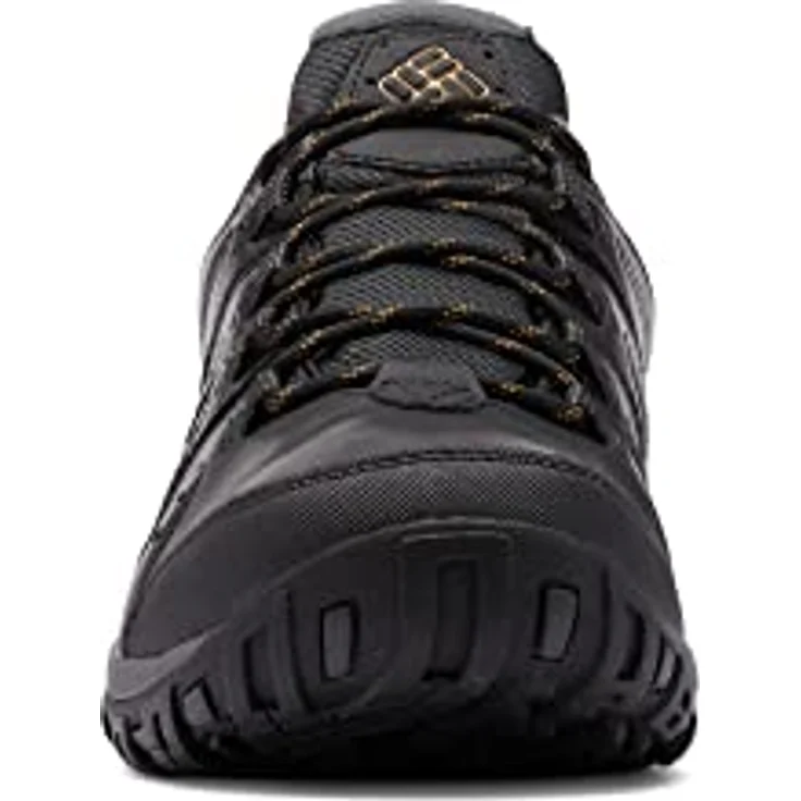 Columbia Woodburn II 1553001012, Wasserdichte Trekkingschuhe für Herren, Schwarz, leichtes Leder-Mesh-Obermaterial, gepolsterte Zwischensohle, abriebsfeste Außensohle – Bild 3