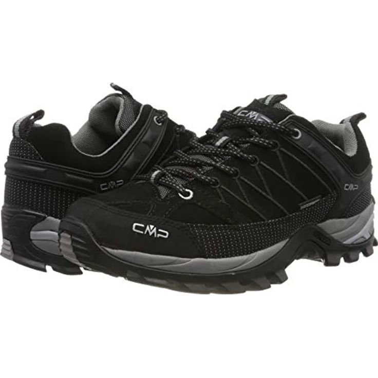 CMP Rigel MID 3Q12947 Herren Trekking Schuhe, waterproof, atmungsaktiv, schwarze Leder-/Textil-Kombination – Bild 7