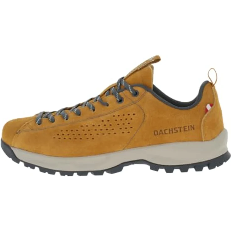 Dachstein Sölden LC, Herren Wanderhalbschuhe aus Wildleder mit atmungsaktivem Mesh-Futter und Vibram® Laufsohle, Mahagony, UK 9 – Bild 4
