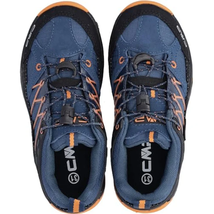 CMP KIDS RIGEL LOW TREKKING SHOES WP, wasserdichte Wanderschuhe mit hoher Dämpfung und Gummisohle, Unisex – Bild 5