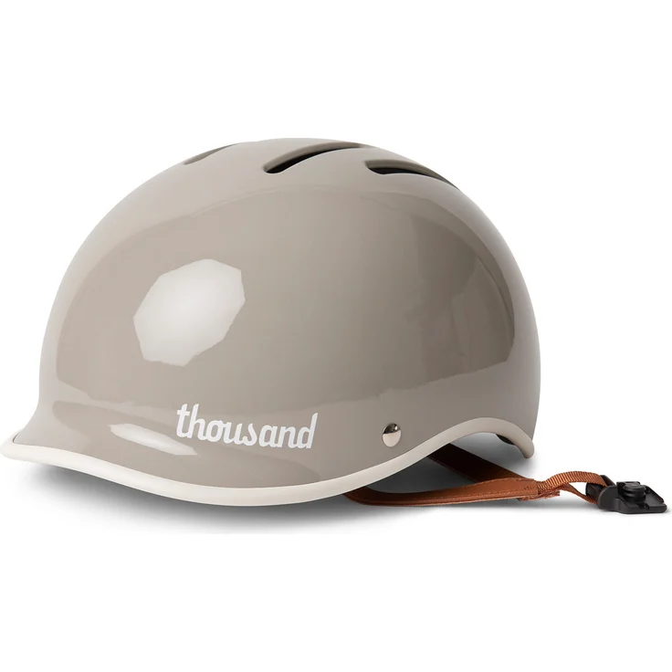 Thousand Heritage 2.0 Fahrradhelm, Urbaner Helm in Dove Grey mit optimaler Passform und Belüftung, Größe M – Bild 1