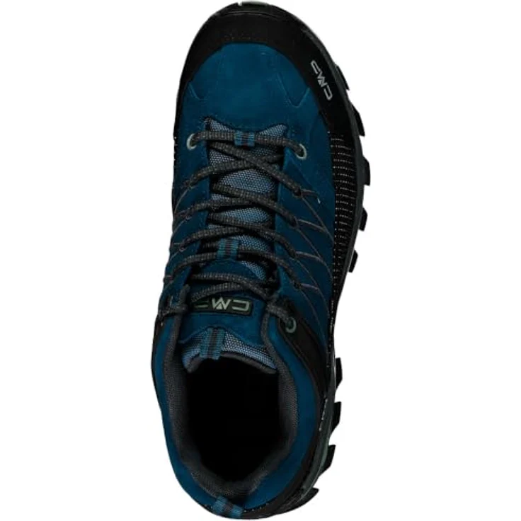 CMP Unisex Wanderschuh Rigel Low WP, Trekking Schuhe für Herren und Damen, Größe 41, Avio-Salvia, Leder/Textil, Ortholite Dämpfungstechnologie – Bild 6