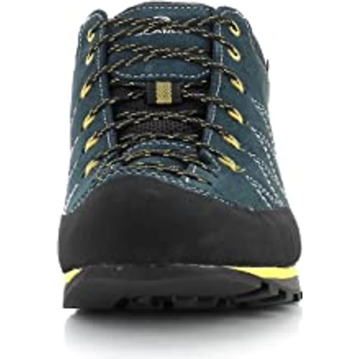 Scarpa Crux GTX, Wasserdichte Zustiegsschuhe aus Leder, petrol mustard, EU 42,5 – Bild 4