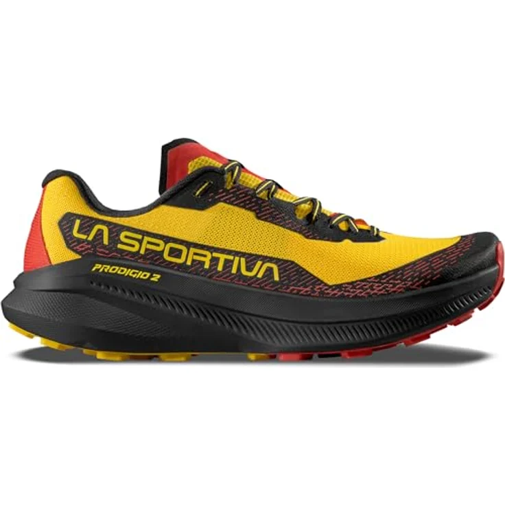 La Sportiva Prodigio 2 - Trailrunning-Schuh für vielseitige Einsätze, Größe 9.5 UK / 44, Farbe Gelb/Schwarz – Bild 1