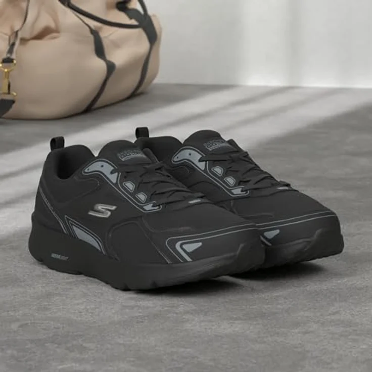 Skechers GOrun Consistent, Herren Trainingsschuhe in Schwarz, EU 44, atmungsaktiv und stabil – Bild 2