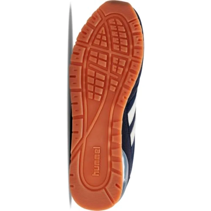 Hummel Monaco 86 NS, Laufschuhe mit atmungsaktivem Obermaterial aus Mesh und Synthetik-Veloursleder, dunkelblau/weiß, Größe 43 EU – Bild 5