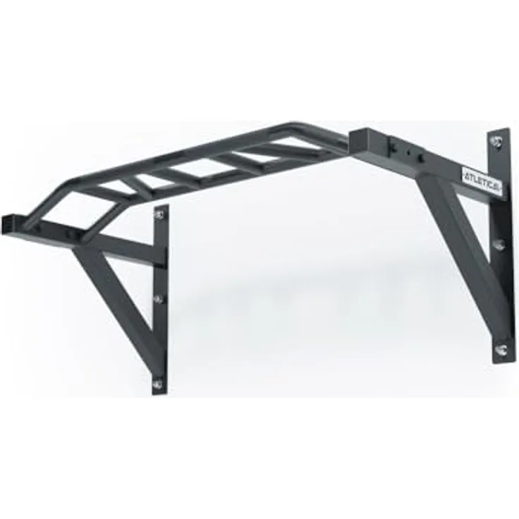 Atletica Multi-Grip Klimmzugstange | Stabile Wandhalterung | Für Explosive Übungen geeignet | 117 cm breit und 56 cm tief