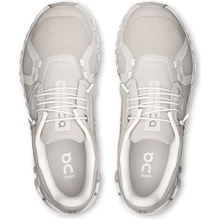 ON Running Cloud 6 Damen Sneakers, atmungsaktives Mesh, CloudTec®-Dämpfung, Weiß, EU 42.5 US 10.5 – Bild 4
