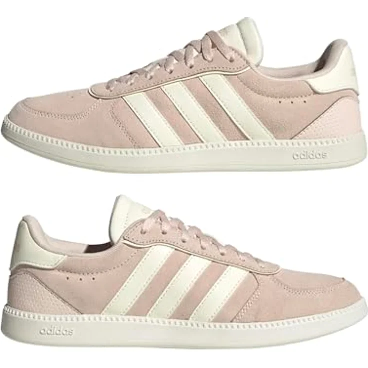 Adidas Breaknet Sleek, Laufschuh für Damen, Weiß Off White mit perforierten Details – Bild 6