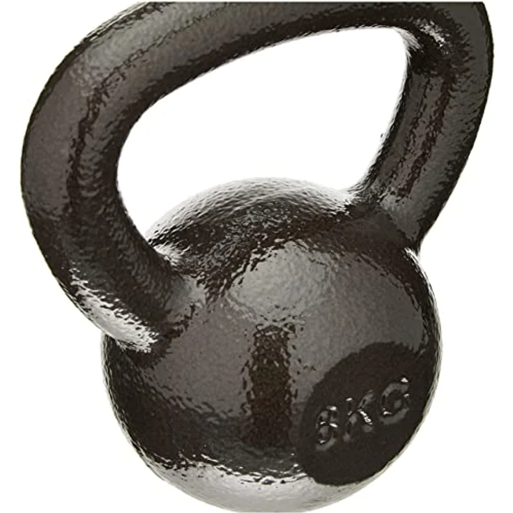 Amazon Basics Kugelhantel aus Gusseisen, 16 kg, Schwarz – Bild 2