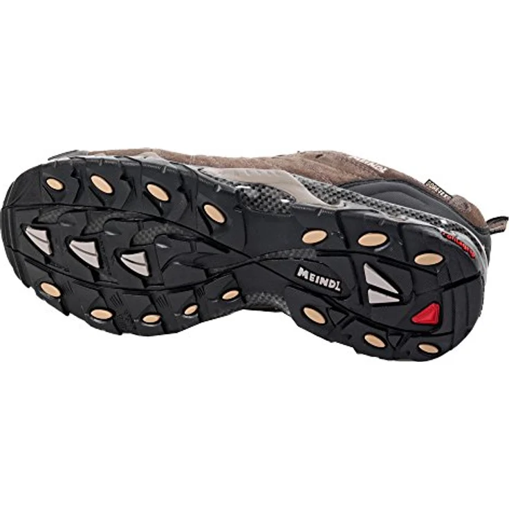 Meindl Trekkingschuh, mocca, Velourleder/Mesh, GORE-TEX Futter – Bild 4