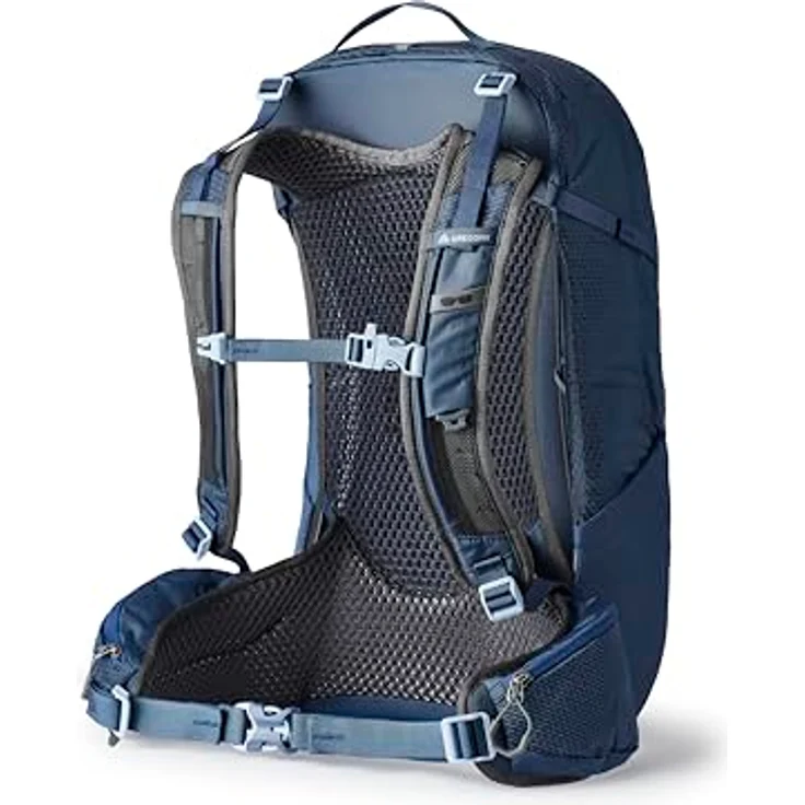 Gregory Juno 24 Rucksack Damen blau, mit maßgeschneidertem Regenschutz und belüfteter VaporSpan-Aufhängung – Bild 3