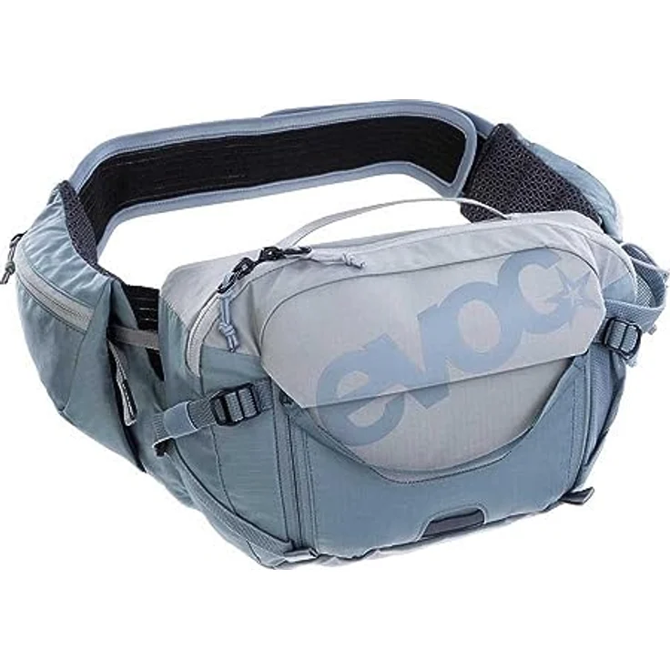 EVOC HIP PACK PRO Hüfttasche, Stone - Steel, mit 1,5 l Trinkblase und AERO FLEX Hüftgurt, optimal für Trails – Bild 1