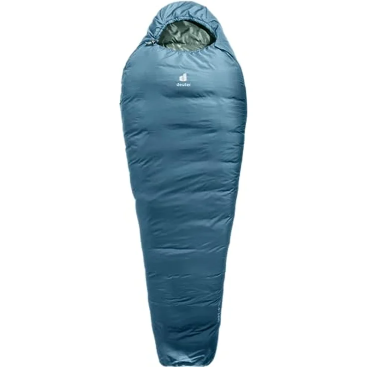 Deuter Orbit +5° SL Damen Kunstfaserschlafsack, Schlafsack für Körpergröße ~175 cm, mit erweitertem Fußraum, Bodywarmer-Fleece Einsätzen, und Innentasche für Wertsachen – Bild 1