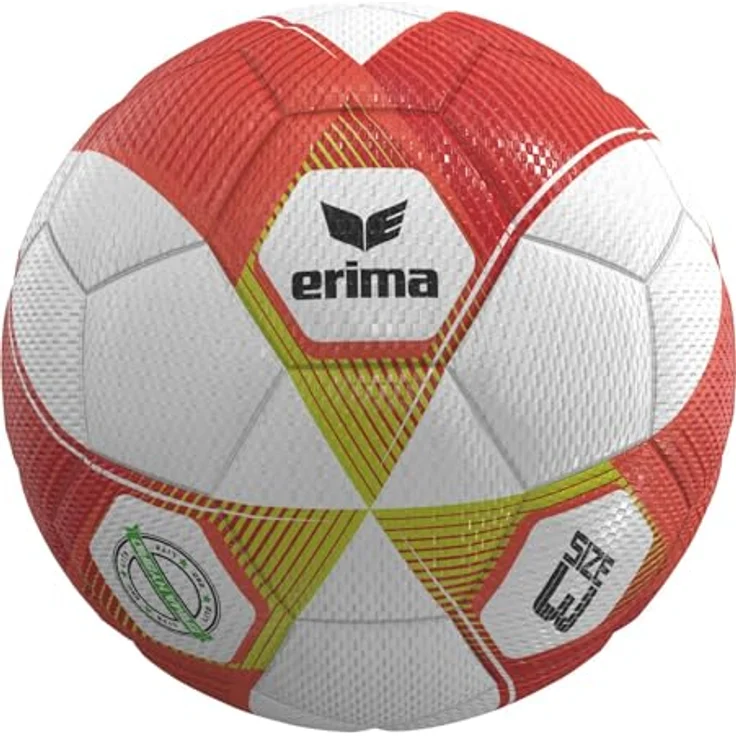 Erima Unisex Kinder HYBRID Lite 290 Fußball, langlebiges PU mit 3D-Struktur, Coral, Größe 3 – Bild 1