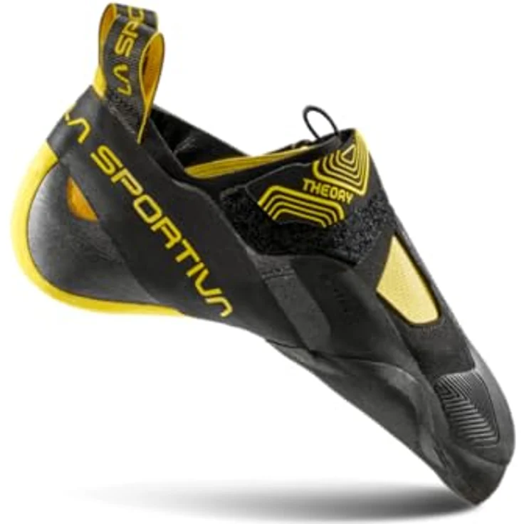 La Sportiva Theory, Herren Kletterschuhe, Mikrofaser und Veloursleder, Vibram-Sohle, Gelb, Größe 41.5 – Bild 1