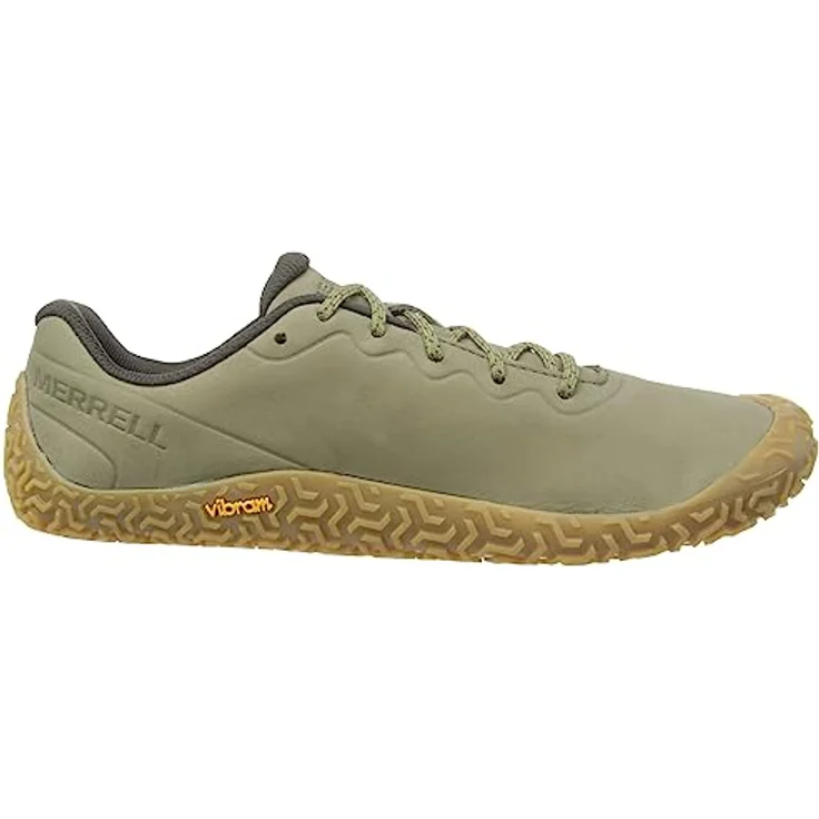 Merrell Vapor Glove 6 Leather, Leichte Barfussschuhe für Trailrunning und Fitness, Braun, EU 46 1/2 – Bild 3