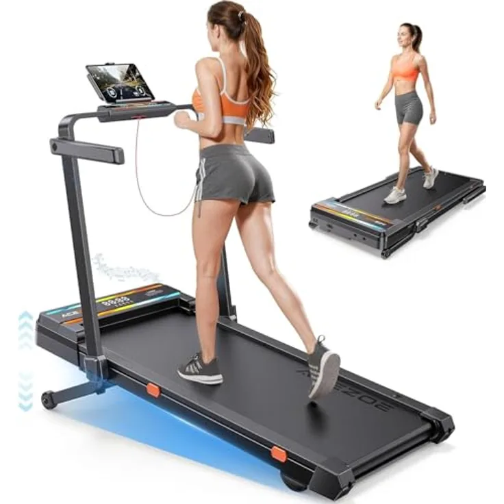 ACEZOE P11pro, klappbares elektrisches Laufband mit 2,5-PS-Motor, verstellbarer Steigung und individueller Griffhöhe, max. Belastbarkeit 136 kg