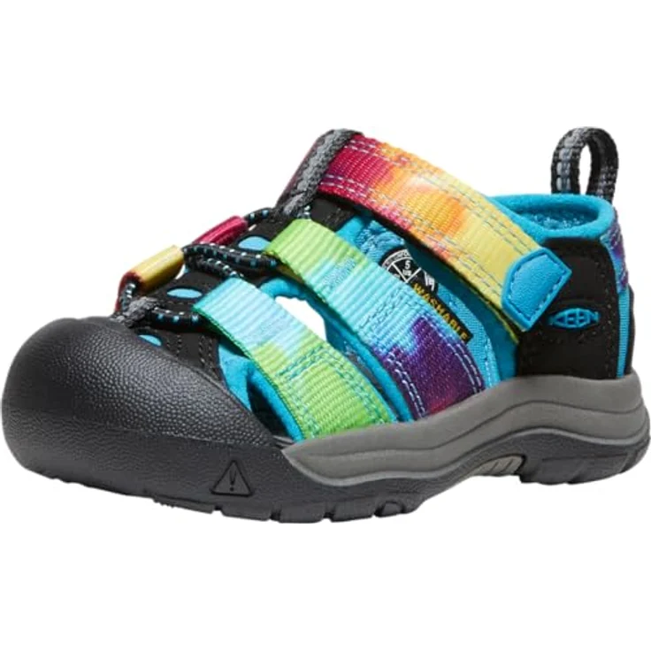 Keen Newport H2 Tots Sandalen für Jungen, Mehrfarbig, EU 20-21, schnell trocknendes Gewebe, verstellbare Riemen mit Klettverschluss – Bild 1